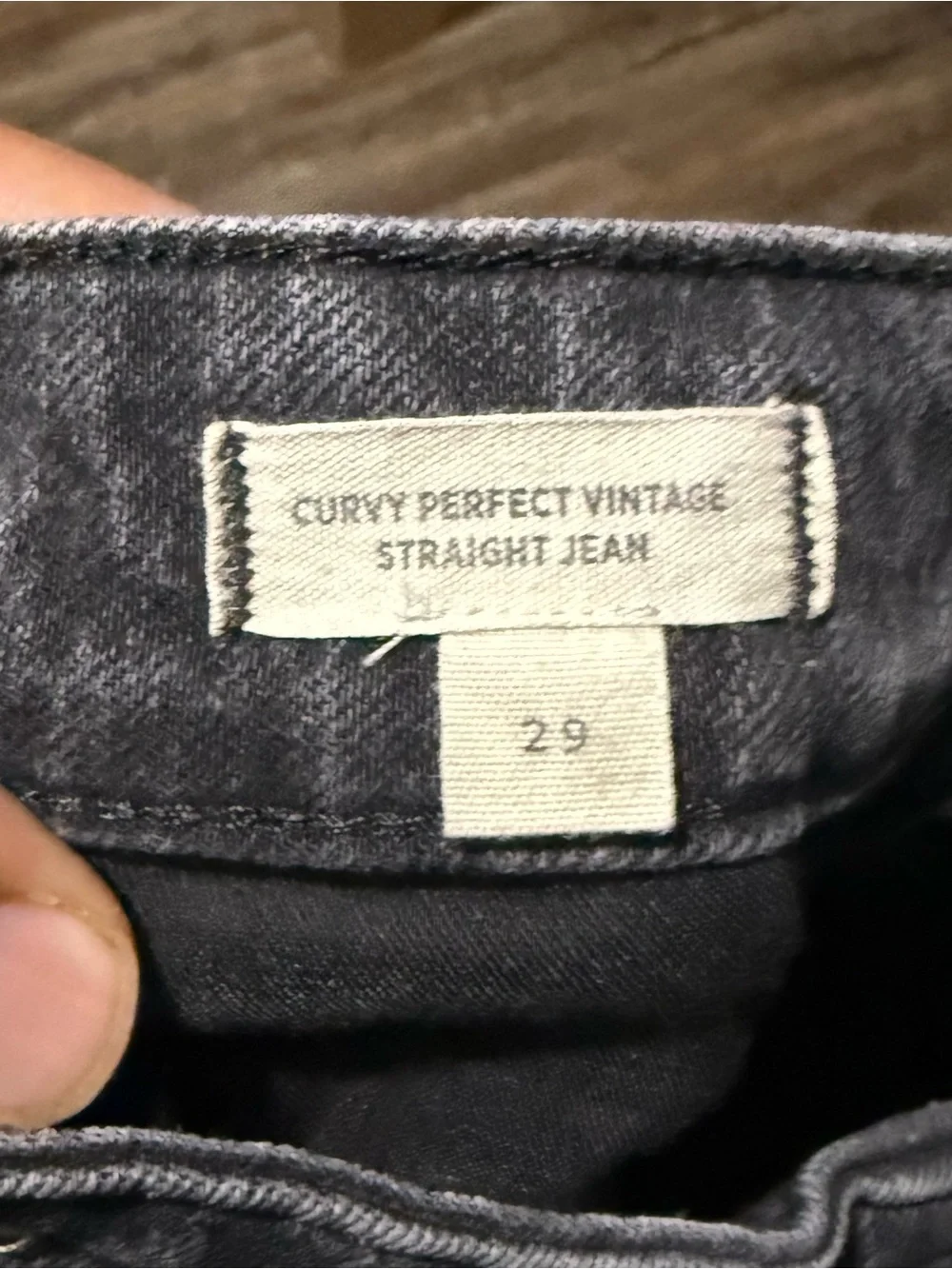 Madewell Curvy Perfect Vintage Straight Jeans Women's 29 in Lunar Wash Denim